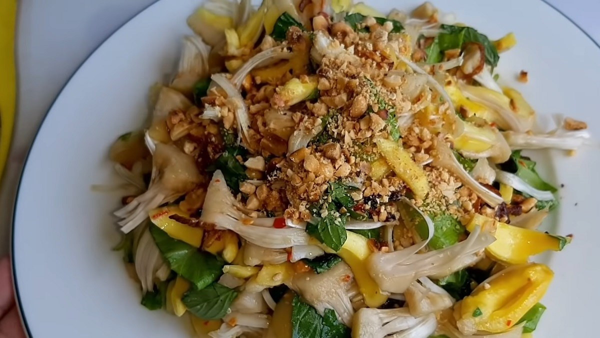 Nguyên liệu làm mít non nướng lá lốt