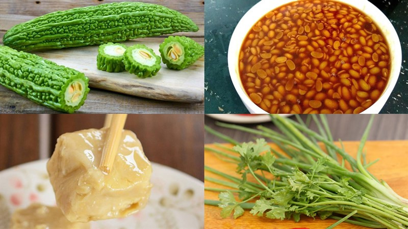 Nguyên liệu món khổ qua kho nước dừa
