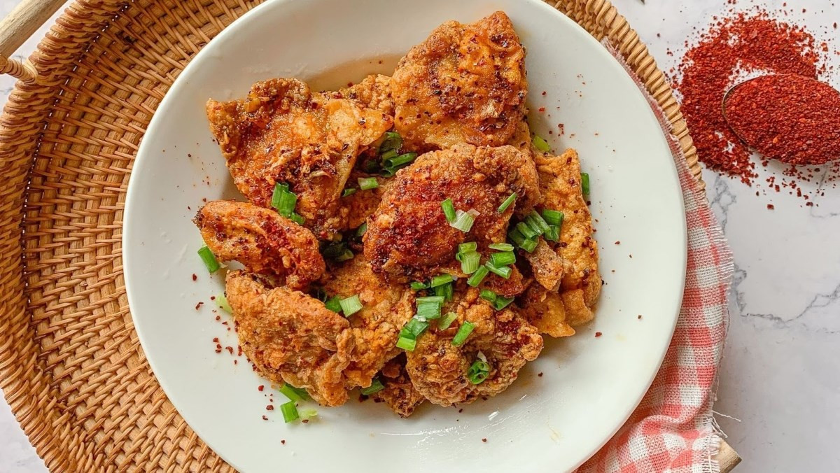 Nguyên liệu món thịt heo chiên muối ớt