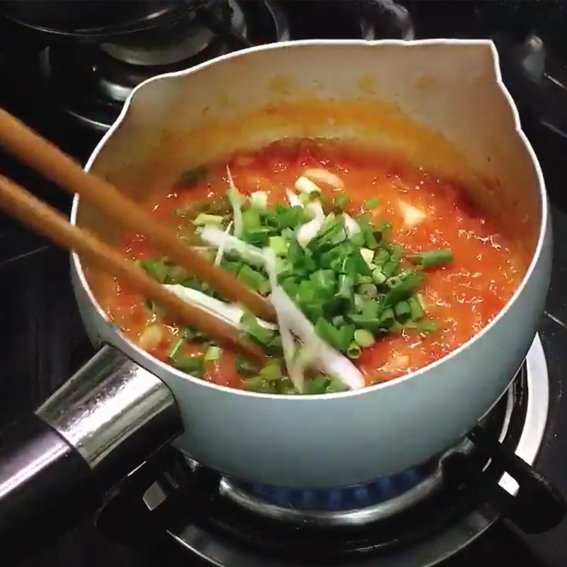Salsa de tomate terminada