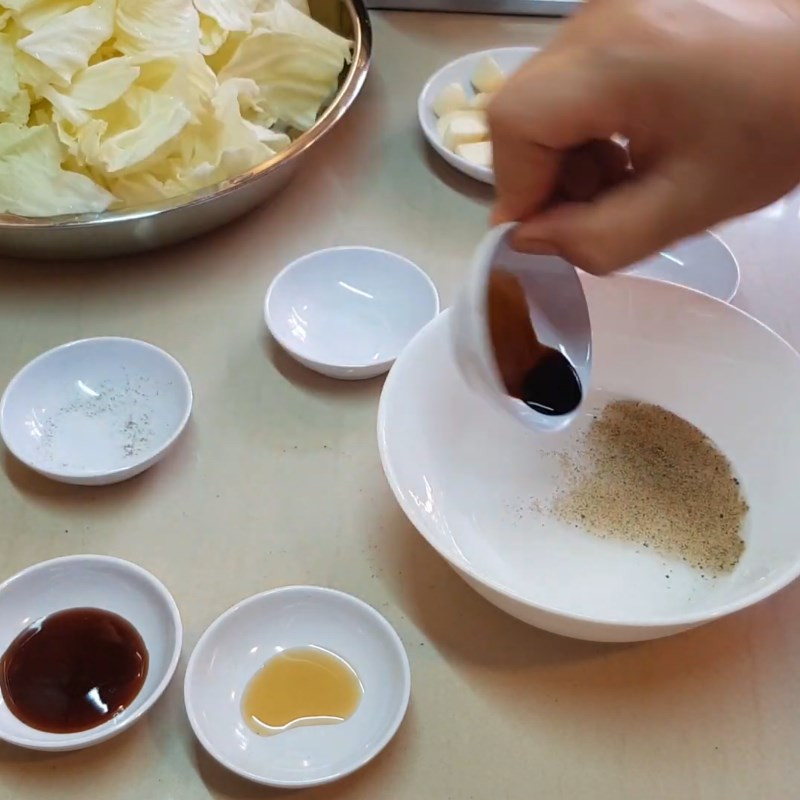 Preparación de la salsa