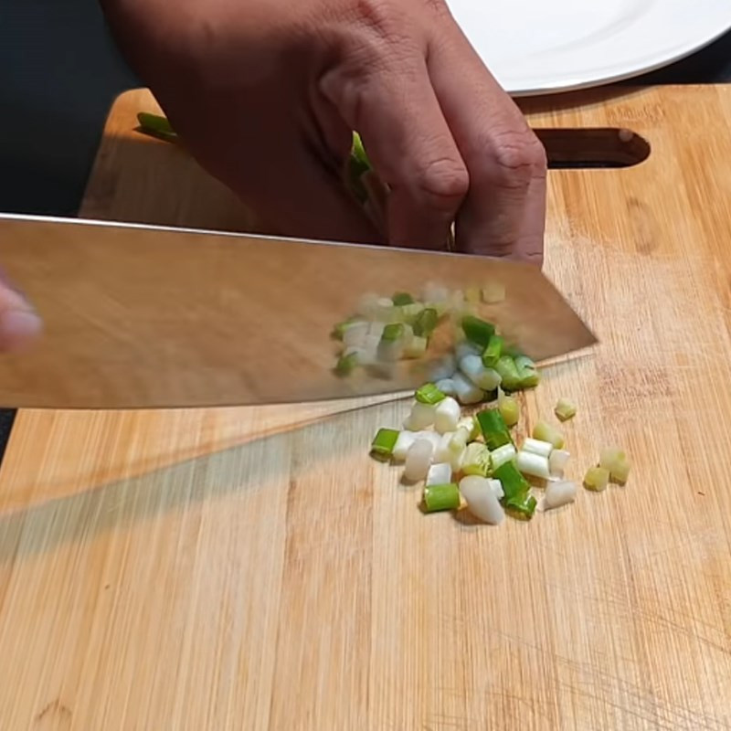 Preparing Shallots, Garlic, and Chili