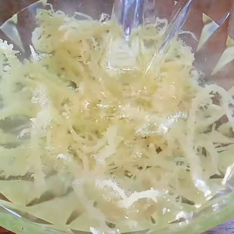 Sơ chế rong biển và rau củ