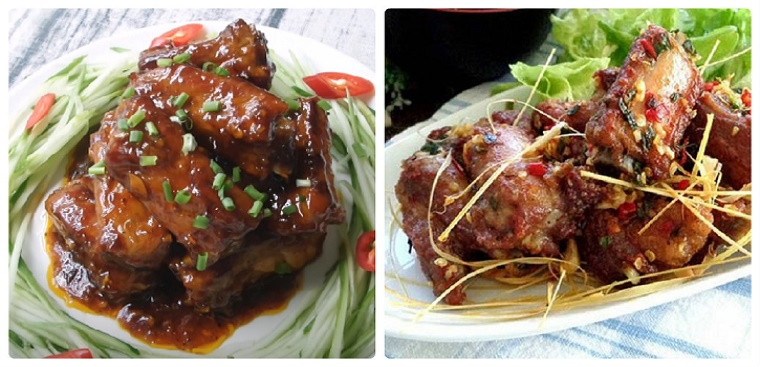 Sườn chiên mật ong
