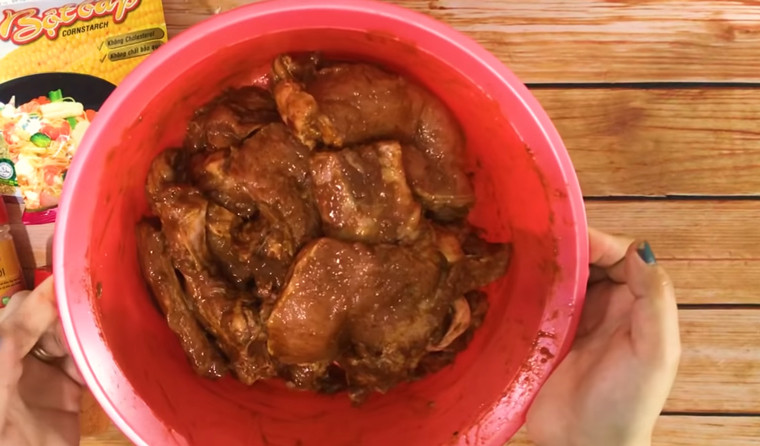 Rebozado de las costillas