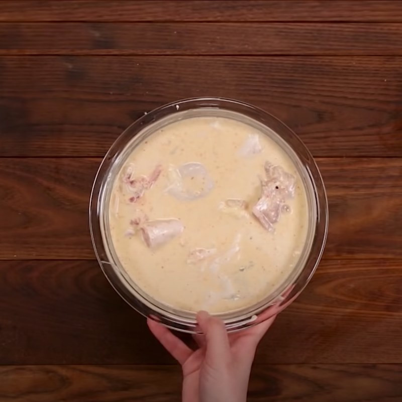 Coating the Chicken with Batter