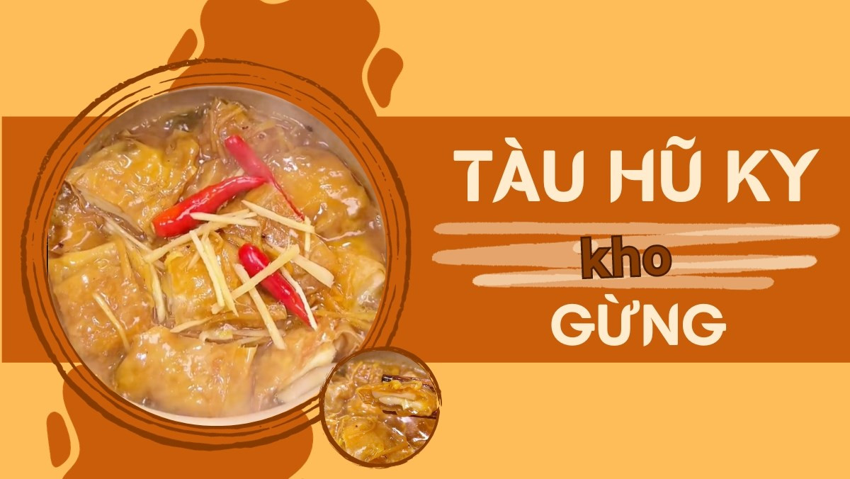 Tàu hũ ky kho gừng