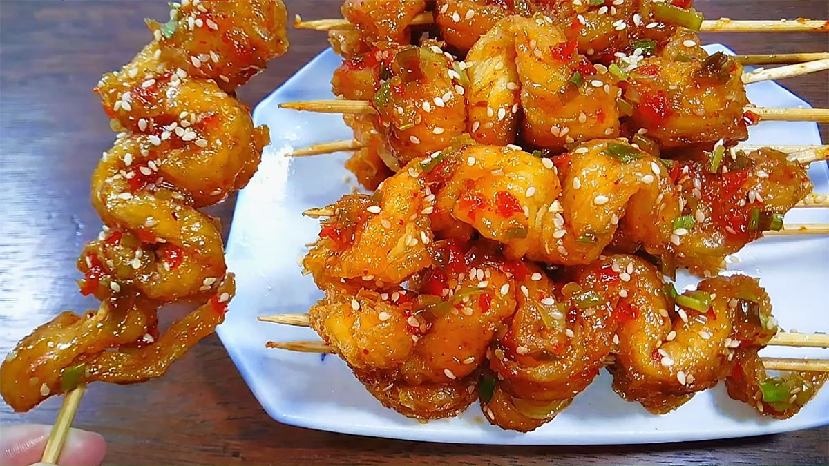 Braised tofu skin with tamarind sauce