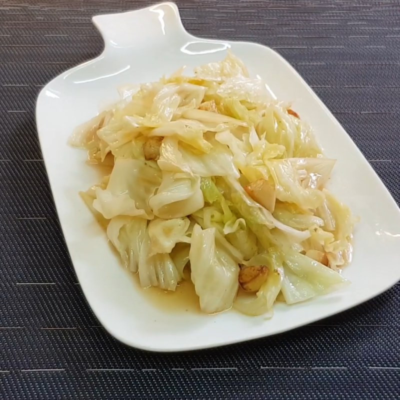 Resultado final del col xao con ajo y mantequilla