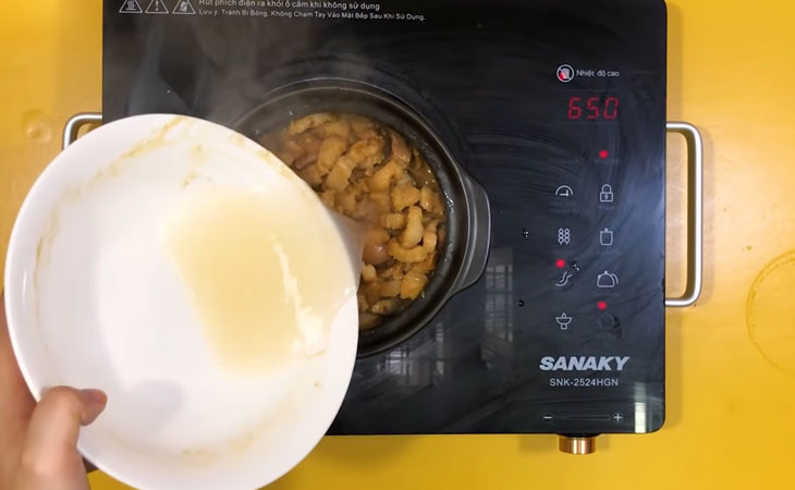 Resultado final del tofu con chao