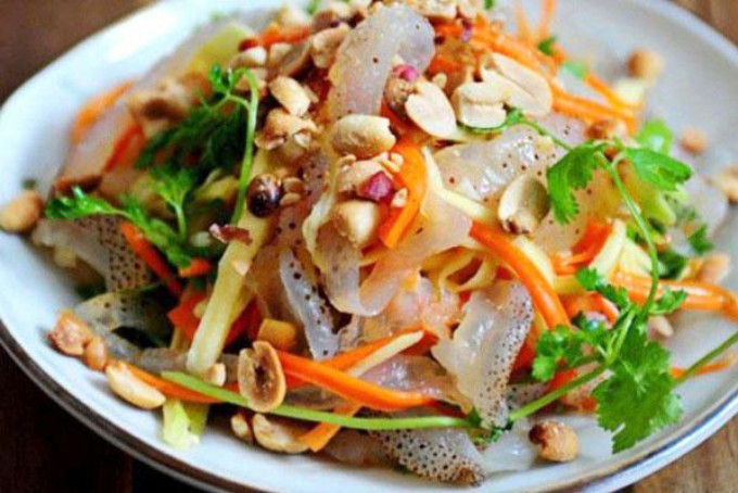 Finished Nha Trang Jellyfish Salad