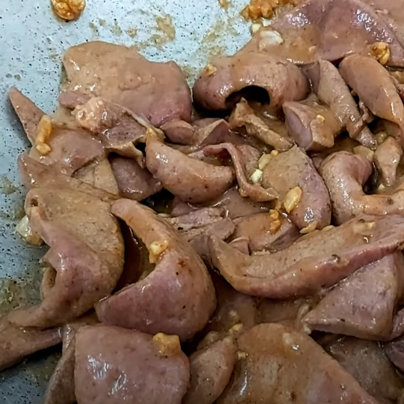 Saltear el hígado de cerdo