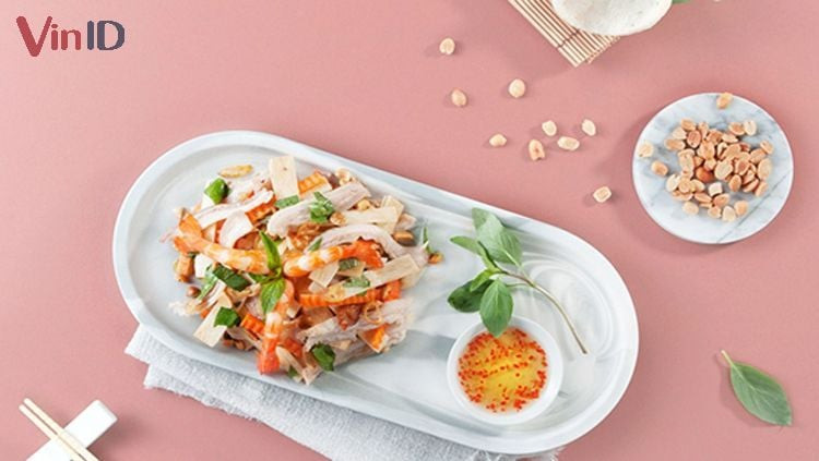 Deliciosa ensalada de palmito con estómago de cerdo