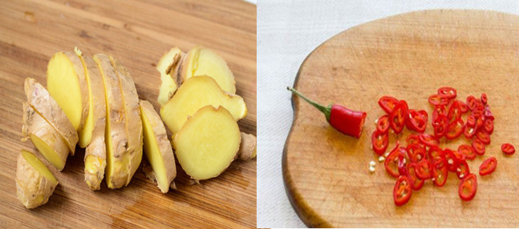 Sơ chế nguyên liệu bạch tuộc hấp nước dừa