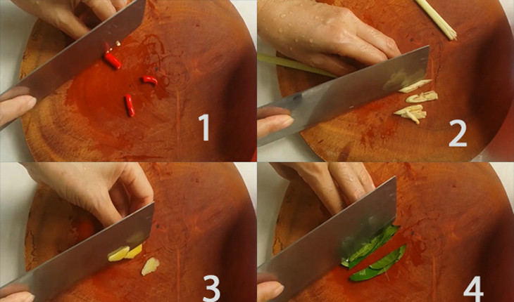 Tôm tươi và các nguyên liệu cần chuẩn bị