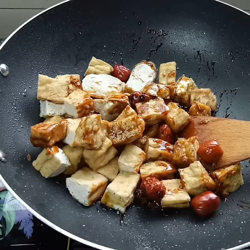 Kho cà tím với đậu hũ