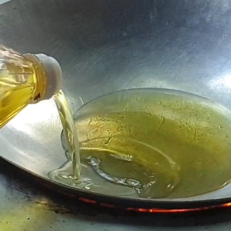 Bước 3 Chiên mít Mít non kho tương bần