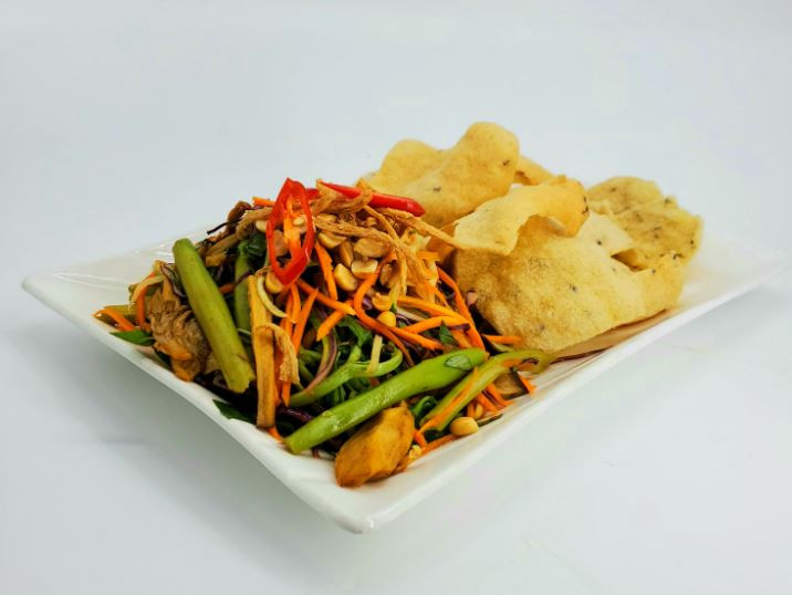 Gỏi rau nhút chay tươi ngon