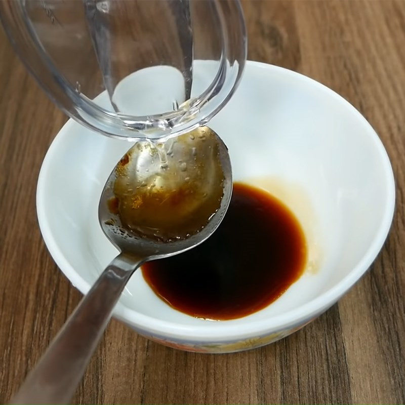 Pha sốt trộn gỏi xoài xanh chay