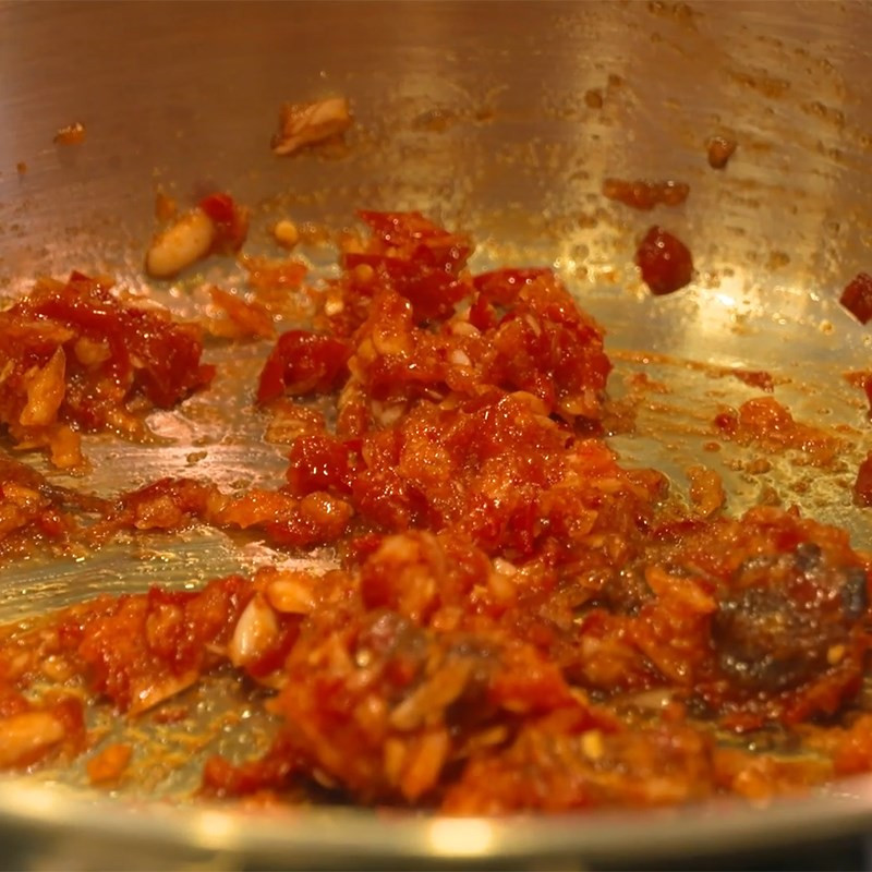 Làm hỗn hợp ớt trộn gỏi