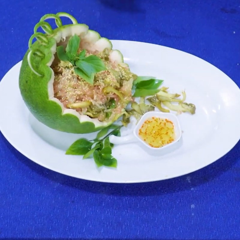 Bước 5 Thành phẩm Gỏi bưởi nấm chay