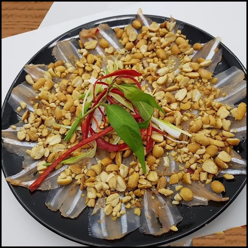 Thành phẩm gỏi cá mai