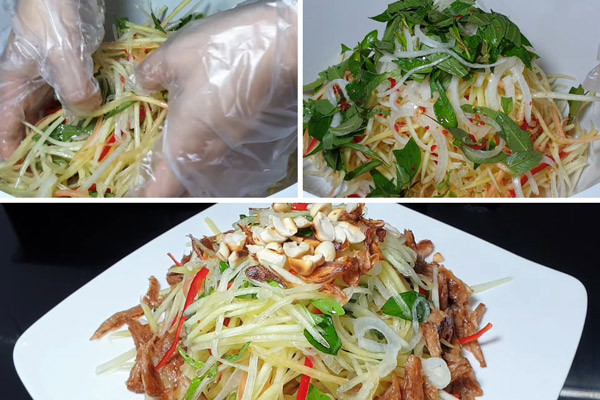 Nước sốt trộn gỏi đu đủ chay