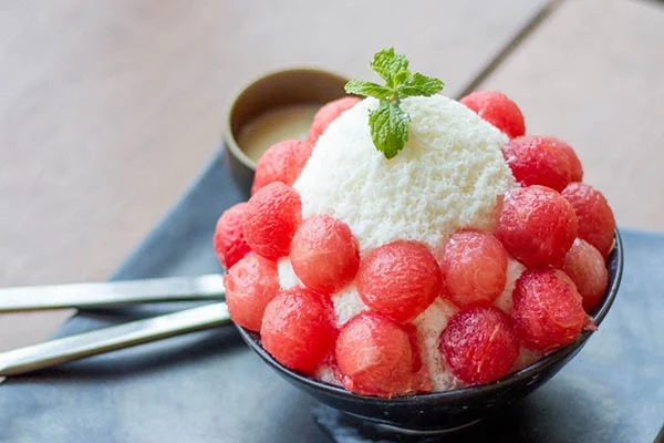 Review bingsu: đá bào Hàn Quốc giải nhiệt mùa hè 3 Bingsu dưa hấu - đá bào Hàn Quốc