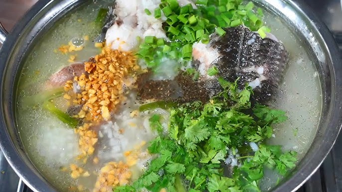 Hướng dẫn nấu cháo cá lóc rau đắng đậm vị miền Tây 3 Cách nấu cháo cá lóc không bị tanh, thịt cá ngọt mềm