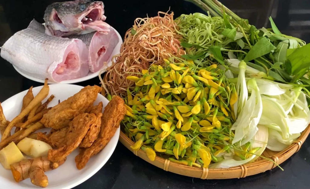 Review bún cá Châu Đốc: Hương vị miền Tây sông nước 4 Nguyên liệu nấu bún cá Châu Đốc