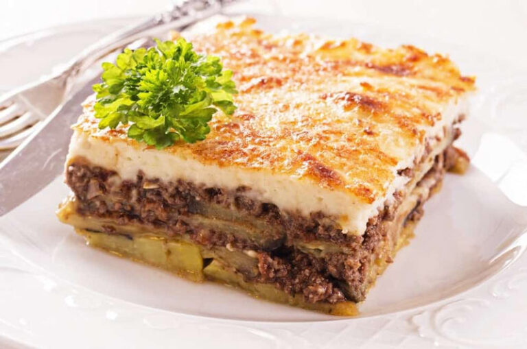 Review moussaka: món cà tím nướng phô mai Hy Lạp