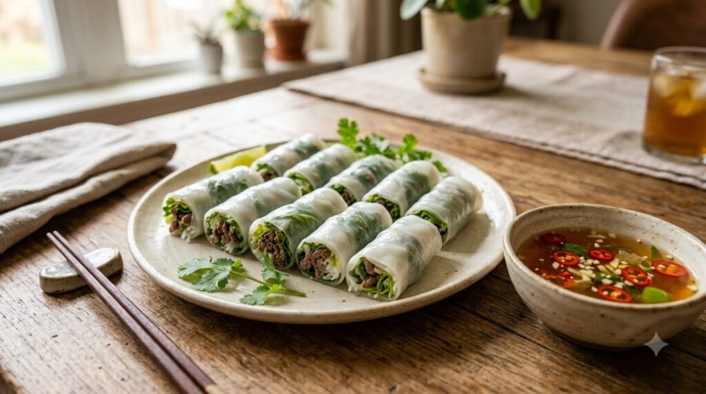 Cách Làm Phở Cuốn Thịt Bò Mềm Ngon, Không Bị Rách 5 Phở cuốn thơm ngon