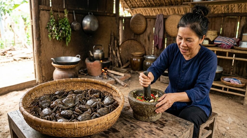 Sơ chế cua đồng