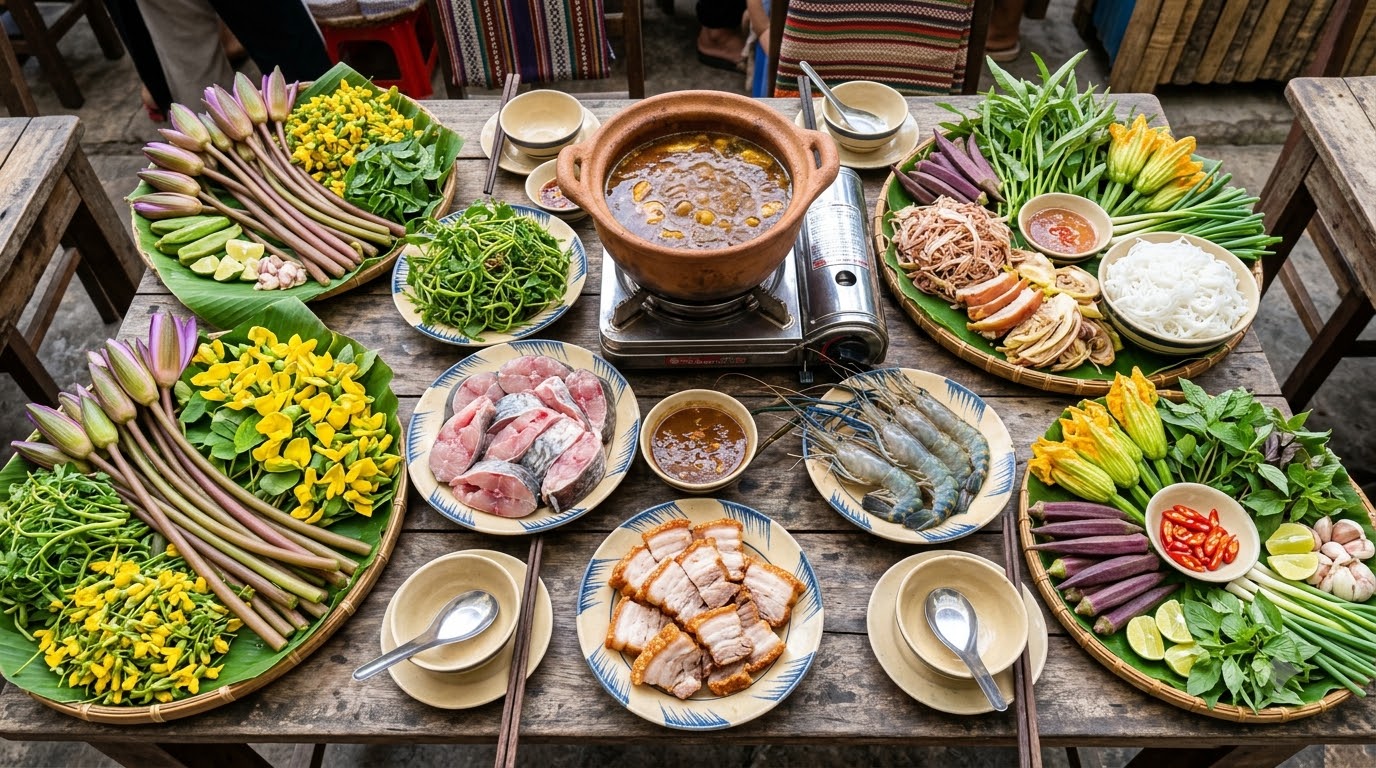 Lẩu mắm - tổng quan và chuẩn bị Lẩu mắm - tổng quan và chuẩn bị