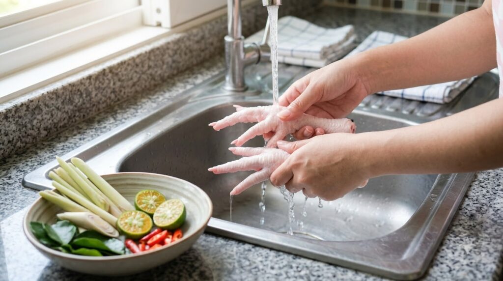 Cách Làm Chân Gà Sả Tắc Giòn Ngon, Thấm Vị, Không Bị Đắng Tại Nhà 1 cách làm chân gà sả tắc - hướng dẫn