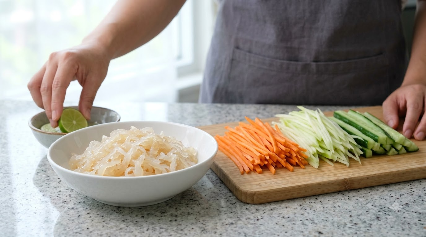 nộm sứa - tổng quan và chuẩn bị nộm sứa - tổng quan và chuẩn bị
