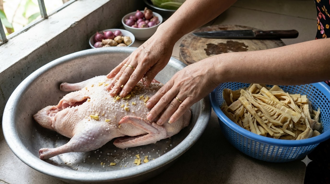 bún măng vịt - kết quả thành phẩm bún măng vịt - kết quả thành phẩm