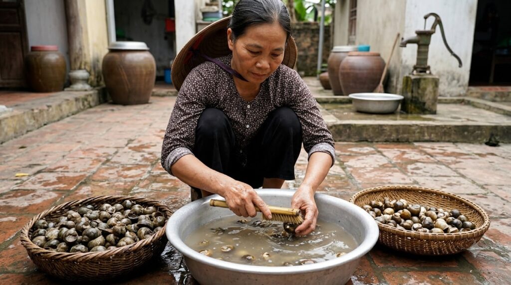 Cách Nấu Bún Ốc Hà Nội Chua Thanh, Ốc Giòn Sần Sật Chuẩn Vị Xưa 1 bún ốc - hướng dẫn