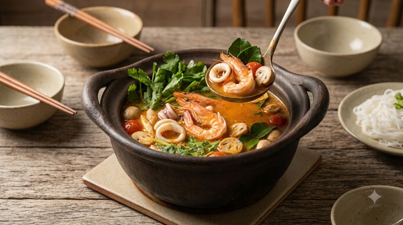 lẩu thái tomyum - tổng quan và chuẩn bị