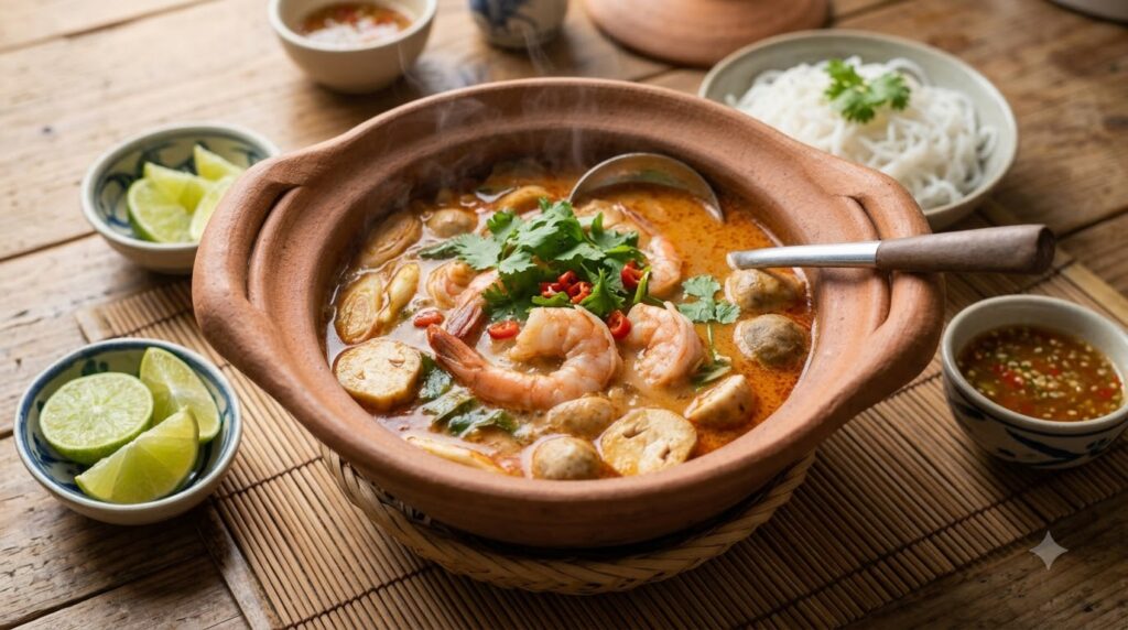 lẩu thái tomyum - hướng dẫn