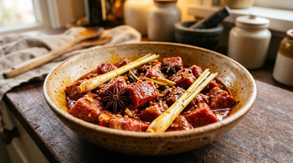 Cách Nấu Bò Kho Thịt Mềm Tan, Thơm Nức Mũi Ăn Cùng Bánh Mì Cực Cuốn 1 bò kho