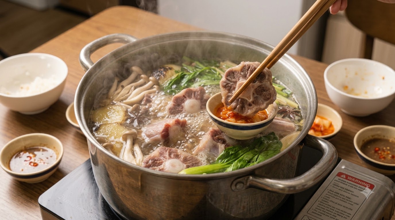 lẩu đuôi bò - tổng quan và chuẩn bị lẩu đuôi bò - tổng quan và chuẩn bị