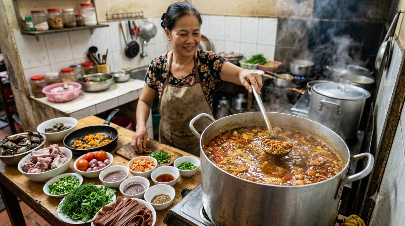 cách nấu bánh đa cua Hải Phòng - tổng quan và chuẩn bị