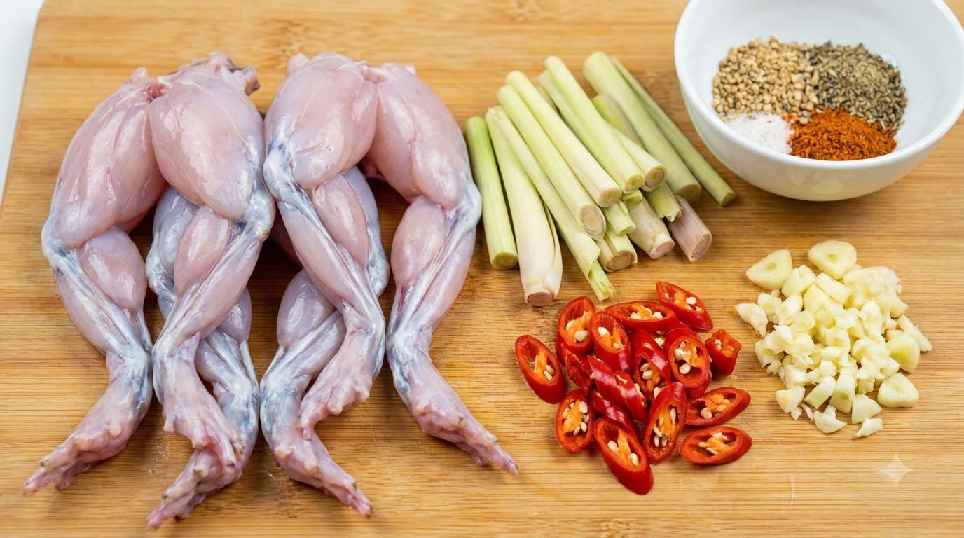 ếch xào sả ớt - tổng quan và chuẩn bị ếch xào sả ớt - tổng quan và chuẩn bị