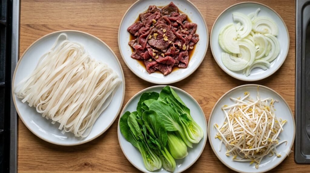Cách làm phở xào bò thơm ngon đậm đà tại nhà 2 phở xào - hướng dẫn