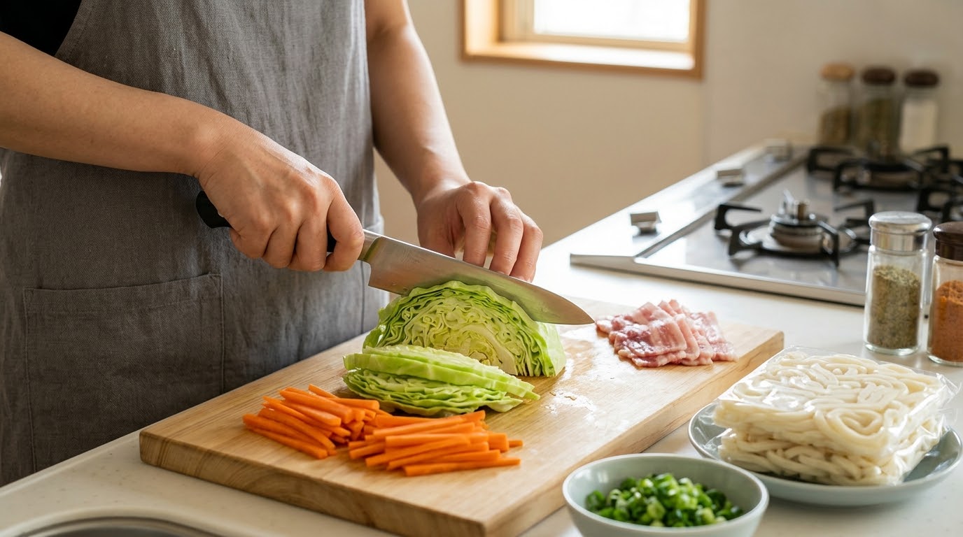 cách làm udon xào Nhật Bản - tổng quan và chuẩn bị cách làm udon xào Nhật Bản - tổng quan và chuẩn bị