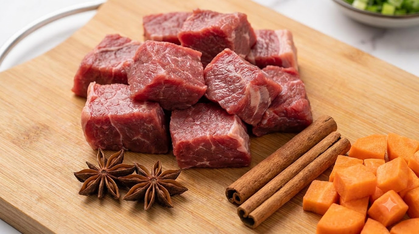 nau bo kho - tổng quan và chuẩn bị nau bo kho - tổng quan và chuẩn bị
