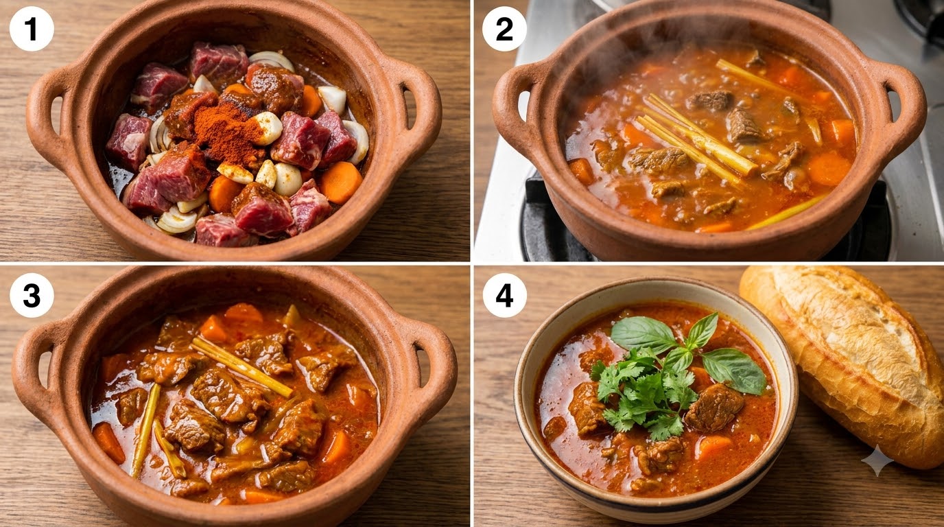 nấu bò kho - tổng quan và chuẩn bị nấu bò kho - tổng quan và chuẩn bị