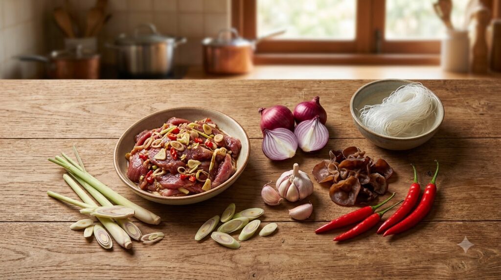 heo rừng xào lăn - hướng dẫn