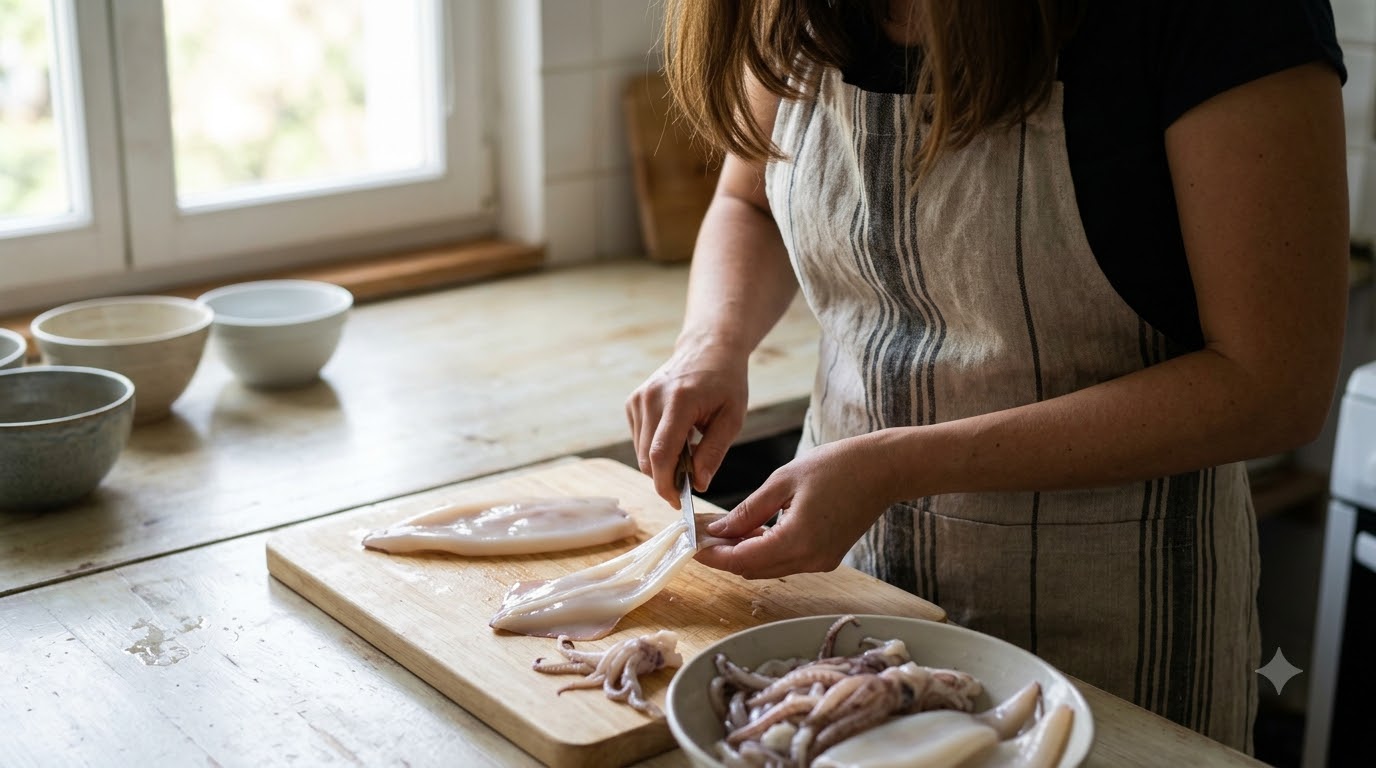 mực nhồi thịt - tổng quan và chuẩn bị